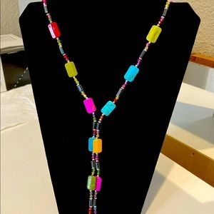 Necklace magnetized hematite plus Colorful and Beautiful